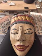 Decoratief traditioneel Topeng masker uit Indonesië., Antiek en Kunst, Kunst | Niet-Westerse kunst, Ophalen of Verzenden