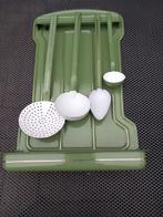 Resedagroen emaille lang lepelrek, Antiek en Kunst, Ophalen of Verzenden