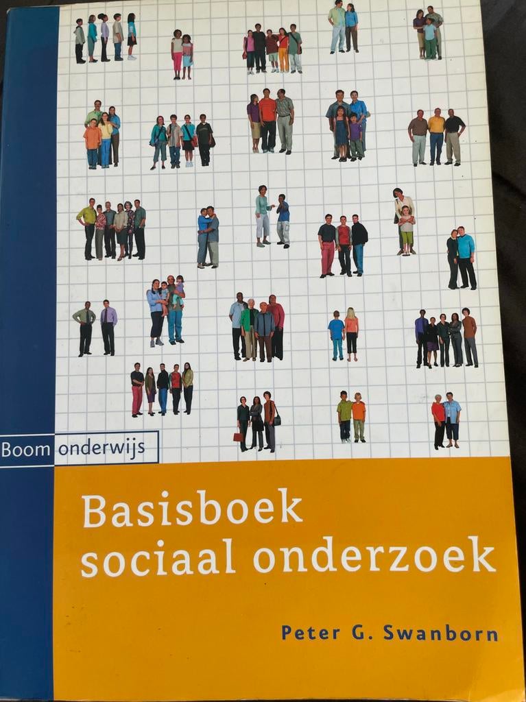 Basisboek sociaal onderzoek Peter G. Swanborn, Ophalen of Verzenden, Gamma, Gelezen, HBO