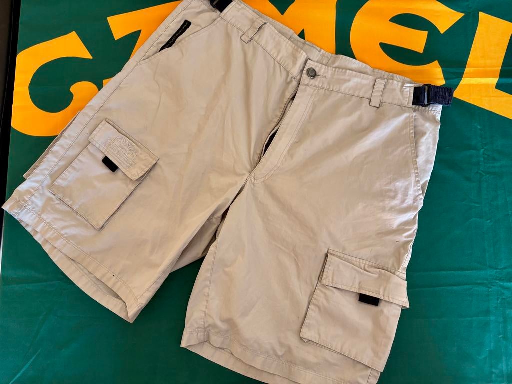 Camel Trophy Adventure Wear Khaki Shorts XXL, Verzenden, Gedragen, Maat 56/58 (XL), Beige