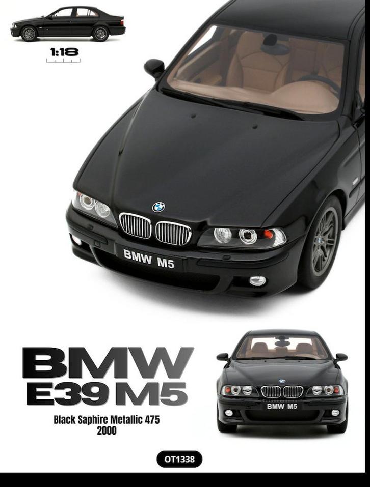 BMW M5 E39 OTTOMOBILE, Hobby en Vrije tijd, Modelauto's | 1:18, Nieuw, Auto, OttOMobile, Ophalen of Verzenden