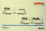 Märklin 46242 3 Sets (2) Kalkwagens NS, Wisselstroom, Treinset, Analoog, Nieuw
