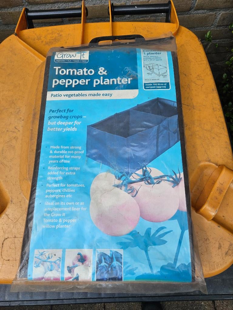 Tomaten en peper plantbak, Tuin en Terras, Bloembakken en Plantenbakken, Minder dan 30 cm, Rond, Nieuw, Ophalen of Verzenden