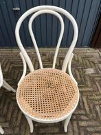 Twee witte Thonet stoeltjes, Ophalen of Verzenden