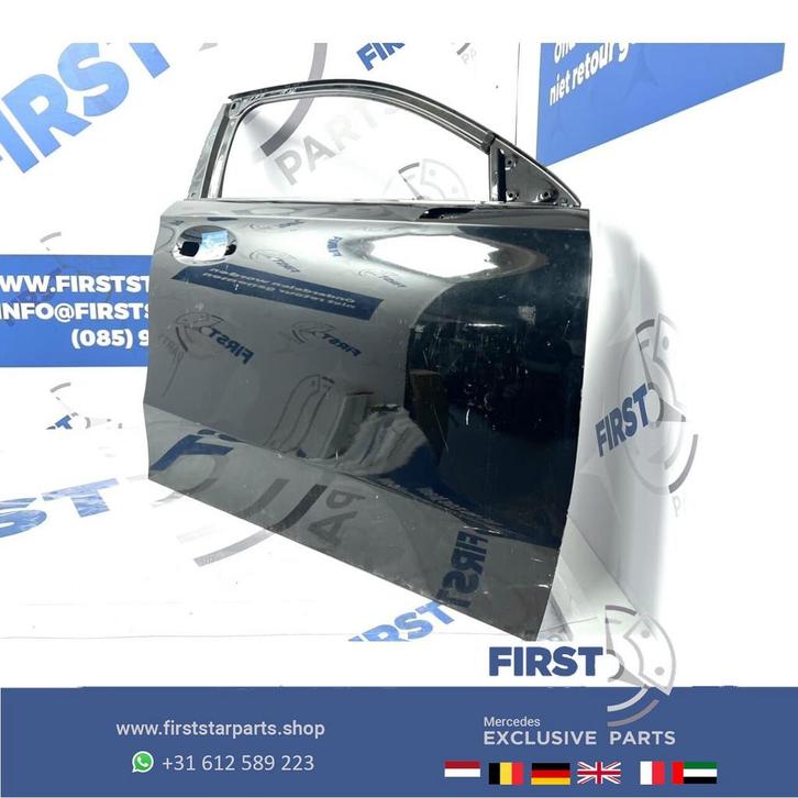 W177 DEUR RECHTS A Klasse RECHTER VOORDEUR PORTIER ZWART Mer, Auto-onderdelen, Carrosserie en Plaatwerk, Deur, Mercedes-Benz, Voor
