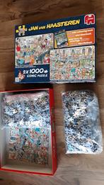 2 Nieuwe Jan v Haasteren puzzels puzzel  plus puzzelmat ,, Ophalen, 500 t/m 1500 stukjes, Nieuw, Legpuzzel