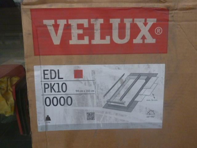 Nieuw Velux EDL PK10 gootstuk / vlakke dakbedekkingen, Huis en Inrichting, Ophalen of Verzenden, Nieuw, 50 tot 100 cm, 150 tot 200 cm