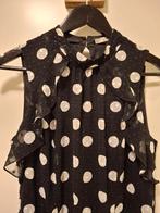 Steps Zwart/Wit Polkadot Voile Jurk Maat 36, Kleding | Dames, Jurken, Zwart, Ophalen of Verzenden, Knielengte, Steps