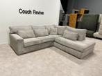 GRATIS LEVERING Ribstof Hoekbank 270x250 REFURBISHED, Verzenden, Zo goed als nieuw, 150 cm of meer, Vierpersoons of meer