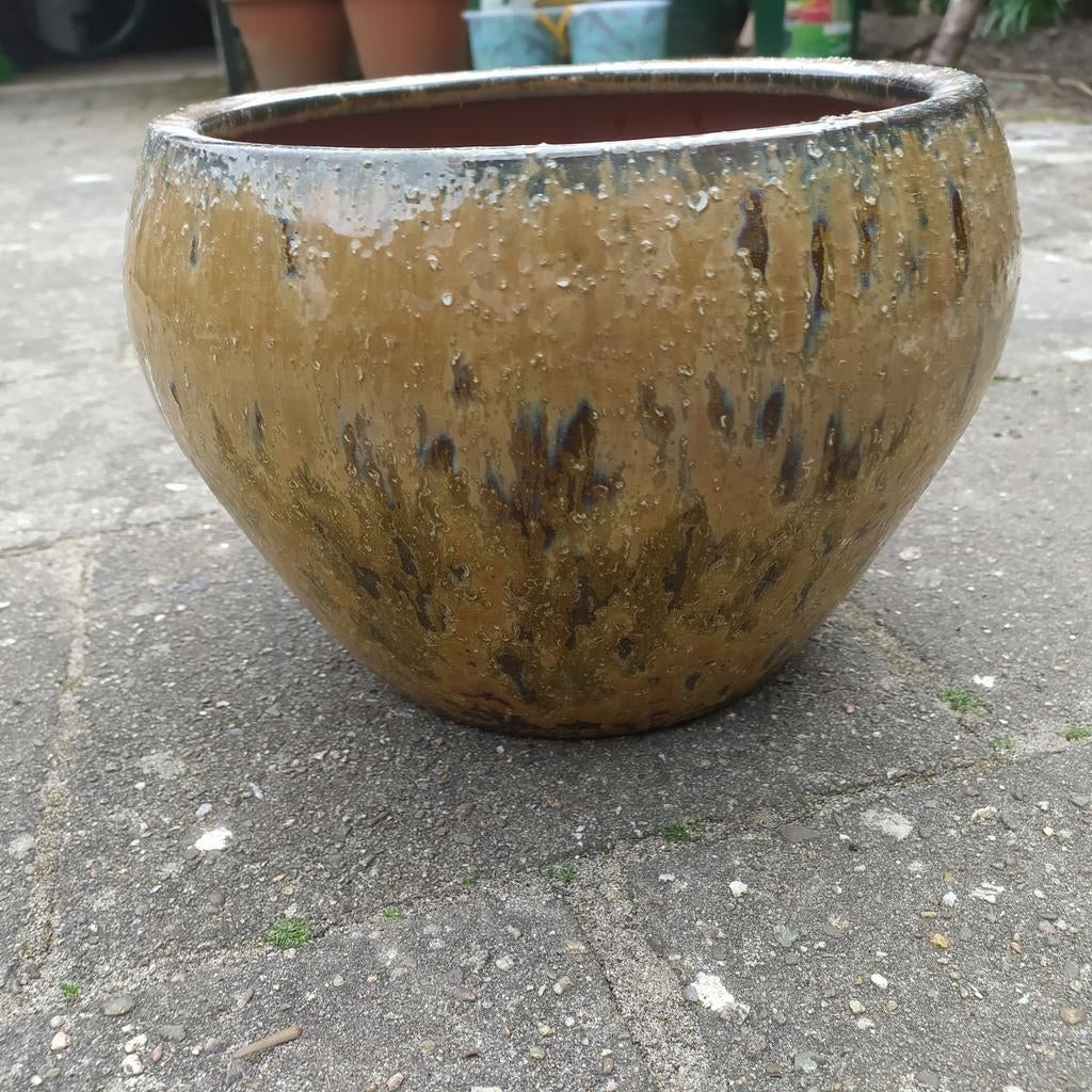 Bloempot, Tuin en Terras, Bloempotten, Ophalen, Rond, Aardewerk, Minder dan 40 cm