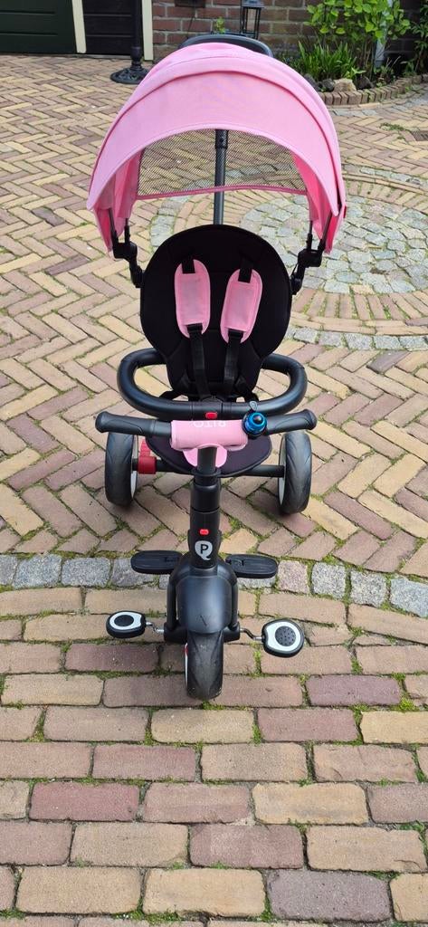 Zgan.q Play driewieler met duwstang en veiligheidsgordel, Fietsen en Brommers, Fietsen | Driewielers, Ophalen, Zo goed als nieuw