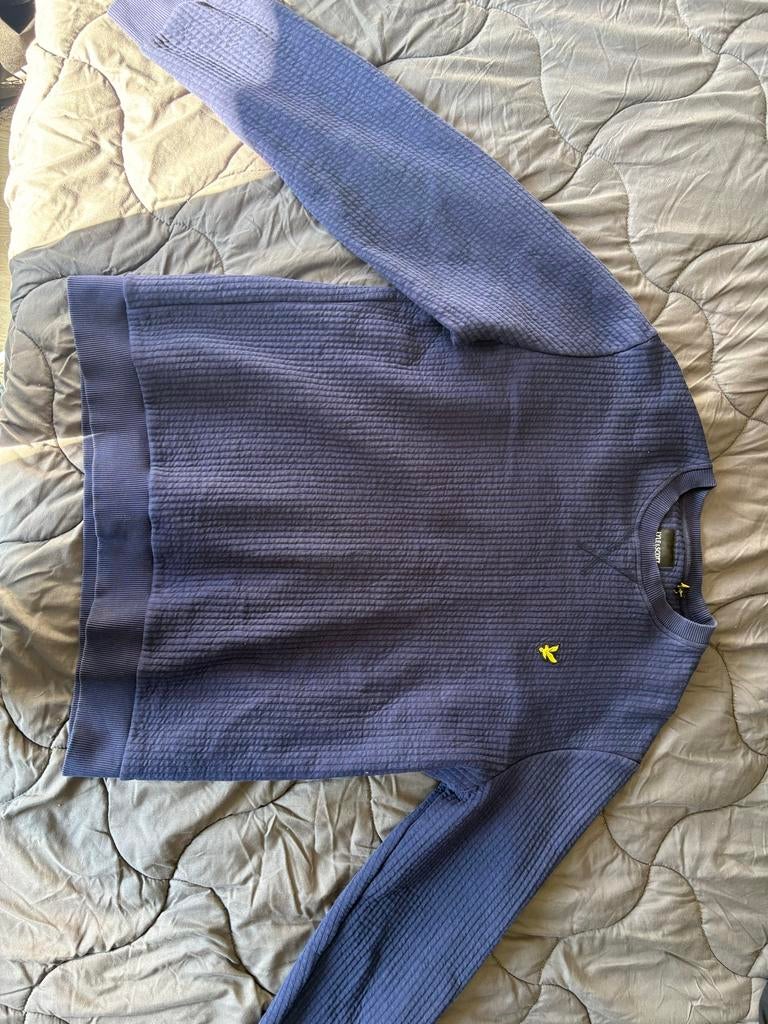 Lyle & Scott trui - Donkerblauw - Maat xl, Ophalen of Verzenden, Zo goed als nieuw, Maat 52/54 (L), Blauw