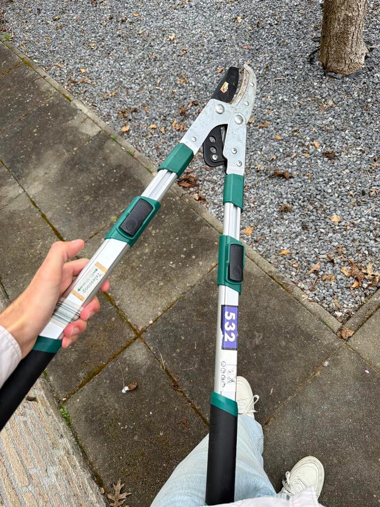 Telescopische takkenschaar - Zo goed als nieuw, Tuin en Terras, Ophalen, Zo goed als nieuw, 40 t/m 49 mm