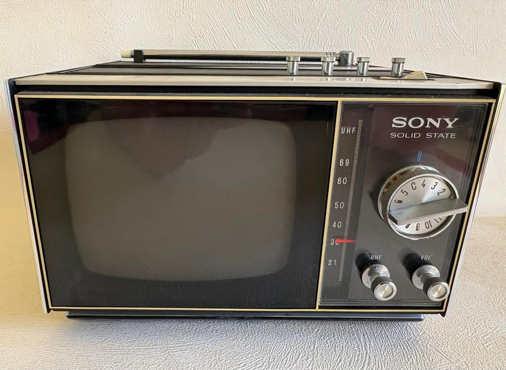 Sony TV-500UET Transistor TV Receiver, Audio, Tv en Foto, Vintage Televisies, Ophalen of Verzenden, Gebruikt, Minder dan 40 cm