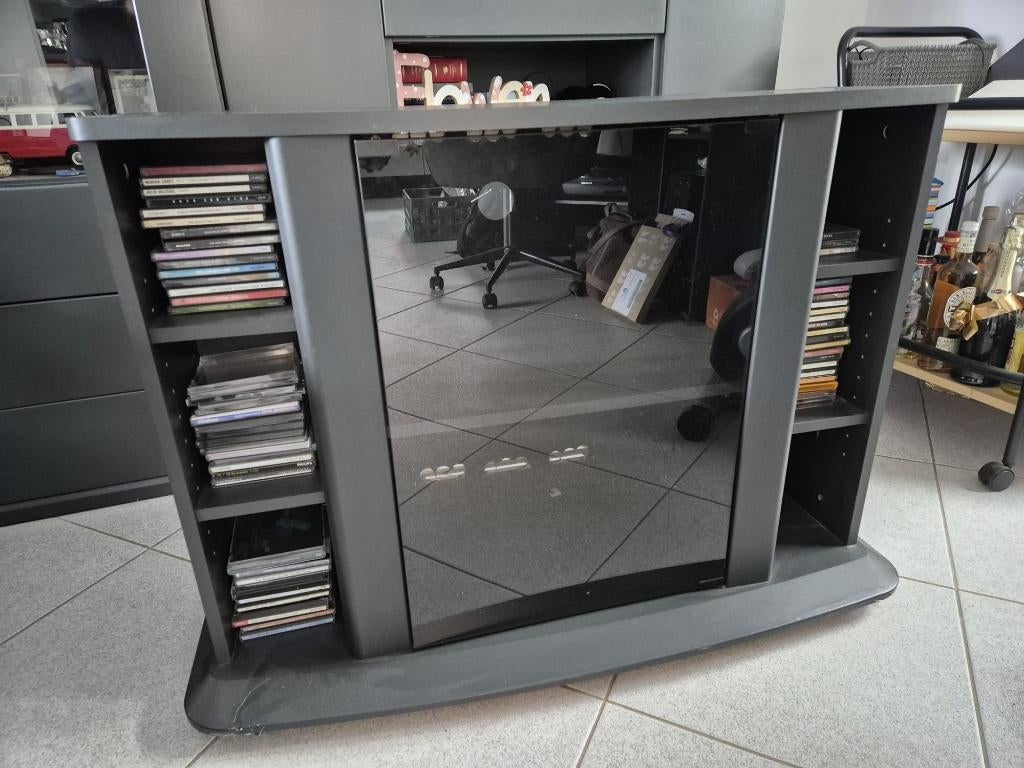 TV kastje, Ophalen, Gebruikt, Glas, 50 tot 100 cm