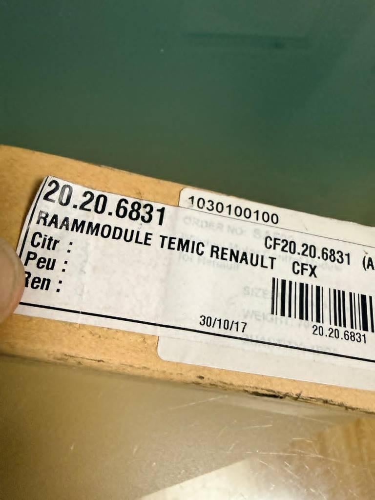 Temic raammodule Renault (20206831), Ophalen of Verzenden, Nieuw, Renault