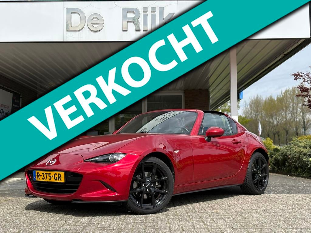 Mazda MX-5 RF 2.0 SkyActiv-G 160 GT-M | RECARO | Navi, Camer, Auto's, Mazda, 1998 cc, 4 cilinders, Cabriolet, Bedrijf