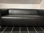 Zwarte zitbank, Huis en Inrichting, Banken | Bankstellen, Ophalen, Zo goed als nieuw, 75 tot 100 cm, Tweepersoons