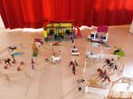 Grote Schleich paarden set met stal en bus voor dierenarts, Verzamelen, Ophalen of Verzenden, Zo goed als nieuw