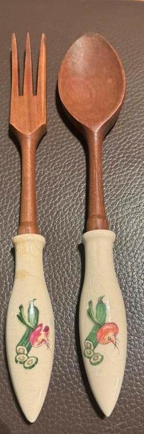 Vintage houten slabestek / slacouvert, Antiek en Kunst, Ophalen of Verzenden