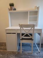 Ikea MICKE bureau wit 105x50 cm, Ophalen, Gebruikt, Bureau