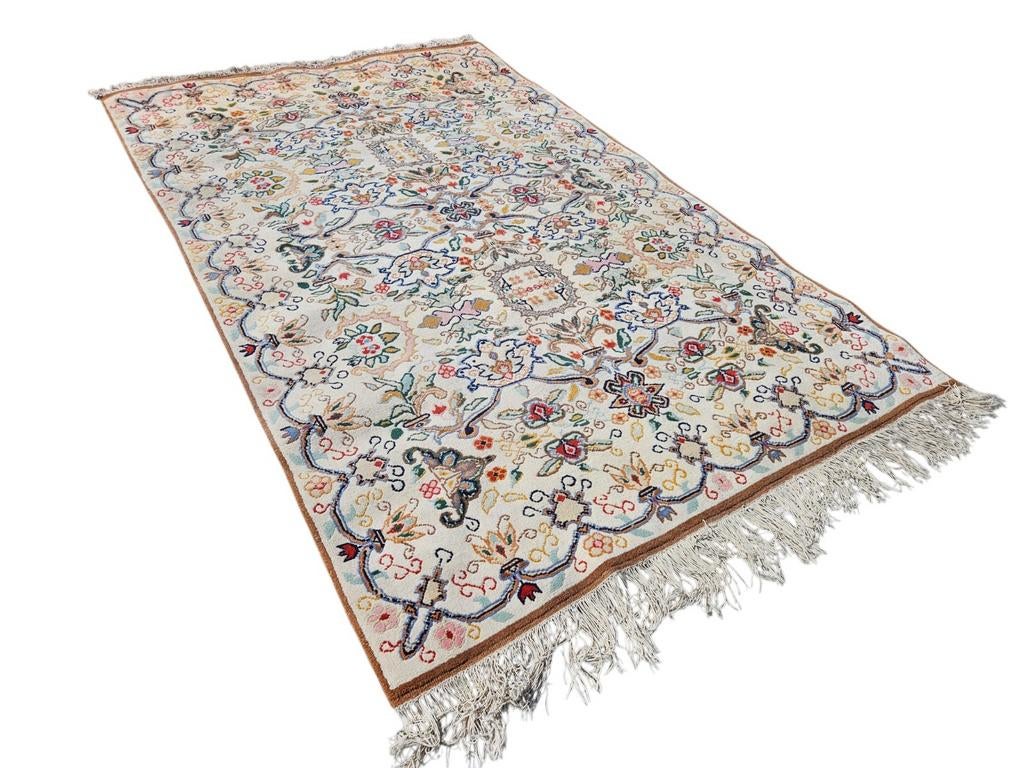 Prachtig handgeknoopt Perzisch tapijt, Gebruikt, 200 cm of meer, Ophalen of Verzenden, 200 cm of meer