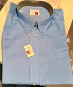 Nieuw overhemd - lange mouw, Verzenden, Nieuw, Blauw, Halswijdte 43/44 (XL)