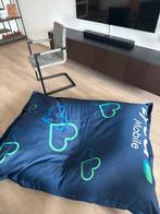 Gratis Grote zitzak, Huis en Inrichting, Zitzakken, Ophalen, Gebruikt, Blauw, Zitzak