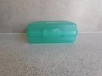 Tupperware Snackie Lunchbox 14x12x5,5 cm. Aqua, Ophalen of Verzenden, Zo goed als nieuw, Groen, Overige typen