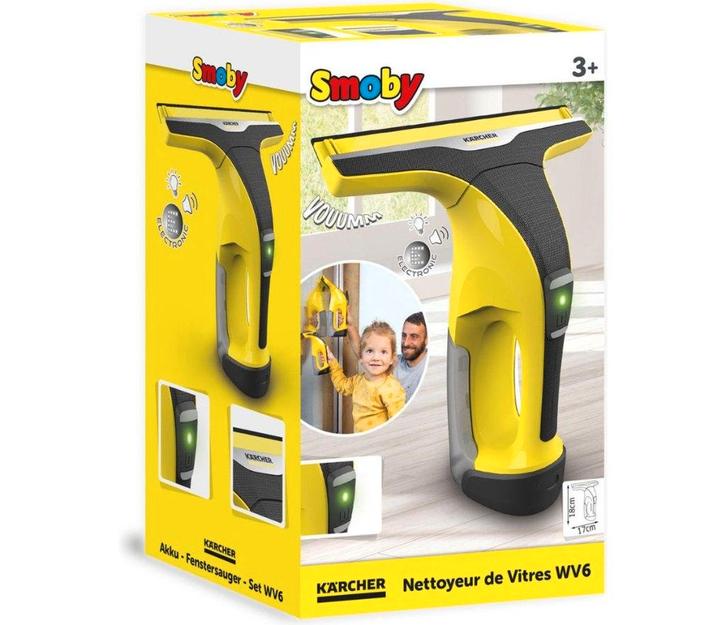 Smoby Kärcher ruitenwasser WV6 - licht en geluid, Kinderen en Baby's, Speelgoed | Educatief en Creatief, Nieuw, Ophalen of Verzenden
