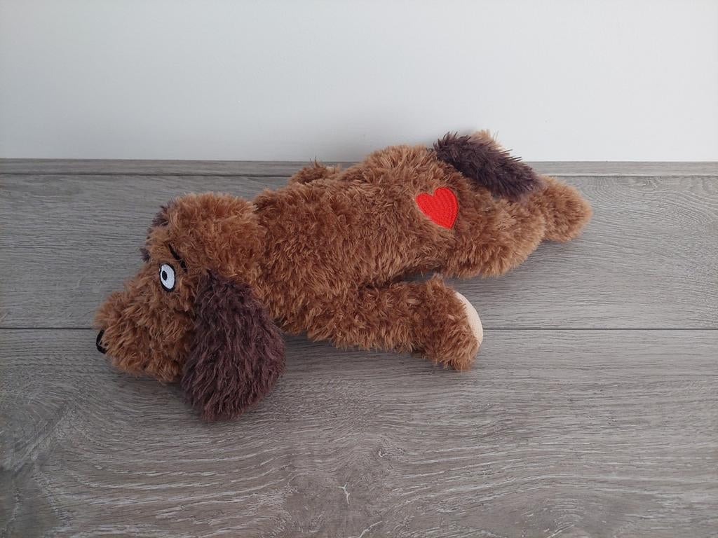 Honden knuffel met hartslag, Ophalen of Verzenden, Zo goed als nieuw, Knuffels