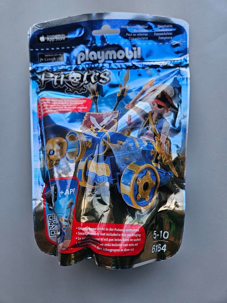Playmobil 6164 Pirates Kanon - Nieuw in Verpakking!, Ophalen of Verzenden, Nieuw, Complete set