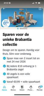 Spaarkaart AH , Brabantia collectie ., Verzamelen, Supermarktacties, Albert Heijn, Ophalen