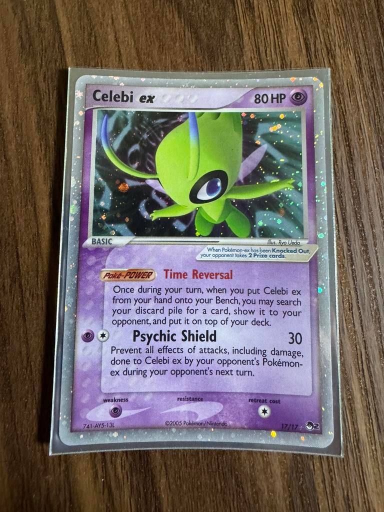 Celebi ex 17/17 POP Series 2 Holo 2005 Ultra Rare, Ophalen of Verzenden, Zo goed als nieuw