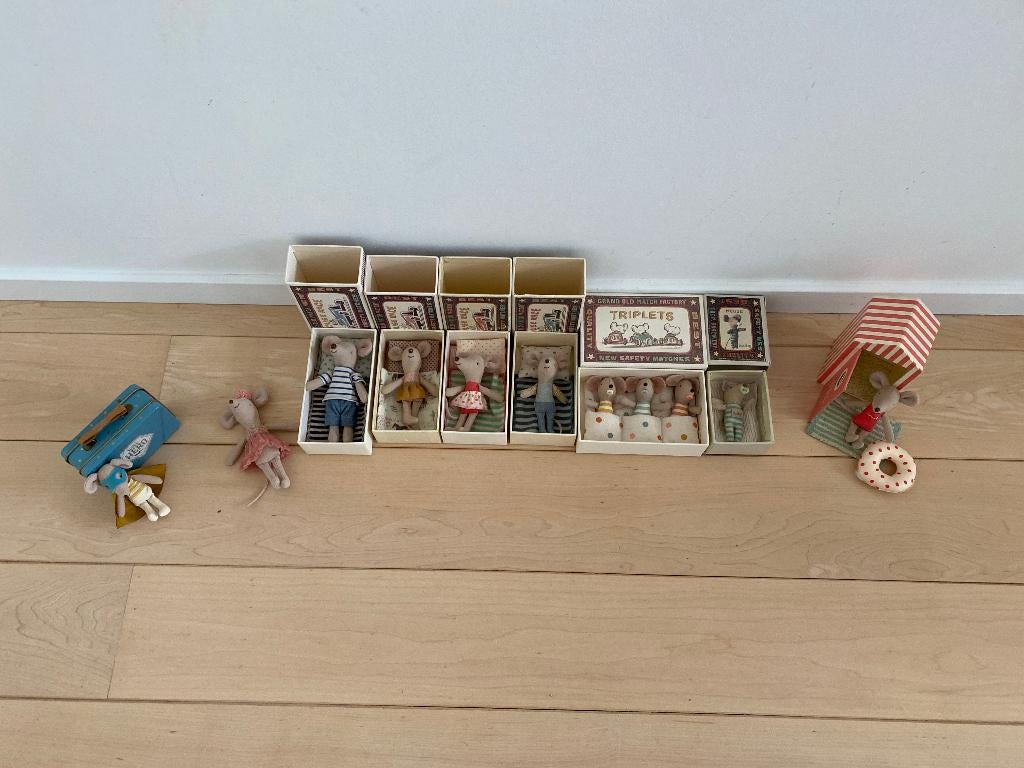 Heel veel Maileg muizen!, Ophalen of Verzenden, Gebruikt, Poppenhuis