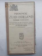 P1 / Unieke stafkaart uit 1936 van provincie Zuid Holland, Boeken, Atlassen en Landkaarten, Ophalen of Verzenden, 1800 tot 2000