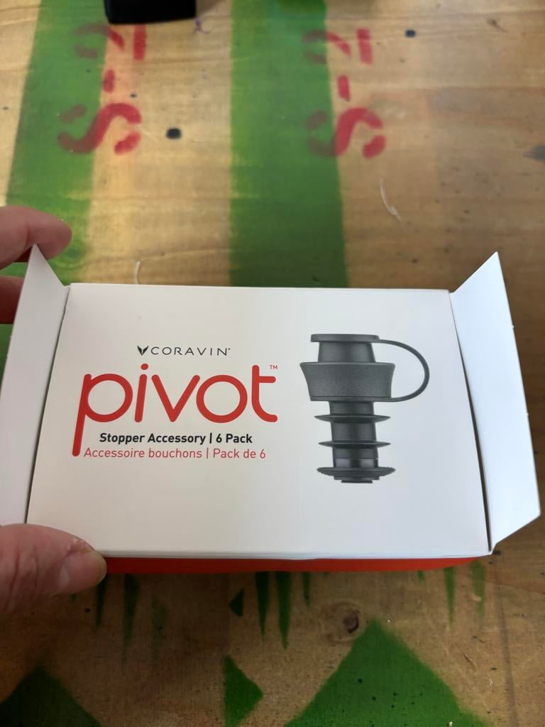 Coravin Pivot Stoppers - Nieuw en Ongebruikt (6 stuks), Huis en Inrichting, Ophalen of Verzenden, Nieuw, Kunststof