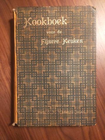 Kookboek voor de fijnere keuken (1890) eerste druk beschikbaar voor biedingen