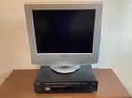 Sony Color TV 20 inch + Video Recorder VHS, Audio, Tv en Foto, Televisies, Ophalen, Gebruikt, LCD, Sony