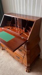 Prachtige wortelnoten barok secretaire, Ophalen, Zo goed als nieuw, Nederlands Barok