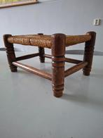 vintage houten krukje voetenbak brocante hocker voetensteun, Ophalen of Verzenden, Zo goed als nieuw, Hout