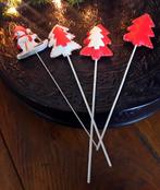 Kerstdecoratie - kerststekers - kerstboom- sneeuwman - sneeu, Diversen, Kerst, Ophalen of Verzenden, Nieuw