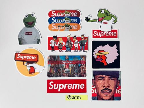 Supreme Kermit Supream merk hypebeast koffer laptop stickers, Hobby en Vrije tijd, Stickers en Plaatjes, Nieuw, Meerdere stickers
