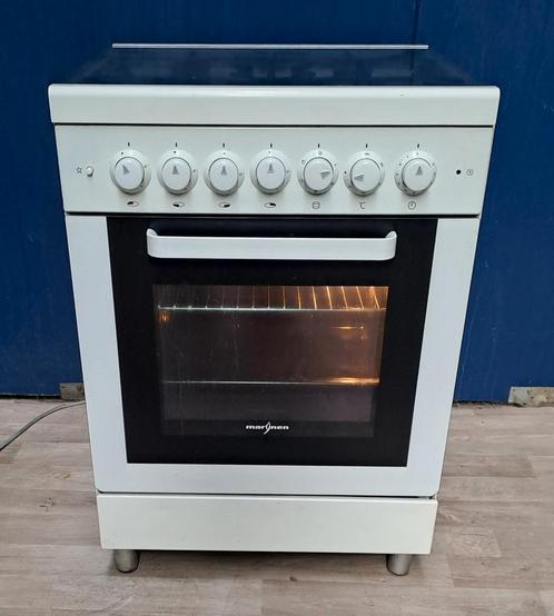 Marijnen gasfornuis met electrische ontsteking, Witgoed en Apparatuur, Fornuizen, Gebruikt, Vrijstaand, Gas, 4 kookzones, 85 tot 90 cm