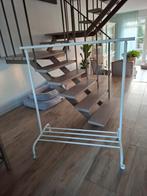 Ikea Rigga - kledingrek op wielen  - wit verstelbaar, Ophalen, Met wielen, Zo goed als nieuw