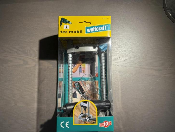 Wolfcraft Techmobil 4522 boorstandaard, Doe-het-zelf en Verbouw, Gereedschap | Handgereedschap, Zo goed als nieuw, Ophalen of Verzenden