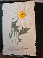 Brocante bloem  Franse ansichtkaart - Bonne Année, Ophalen of Verzenden