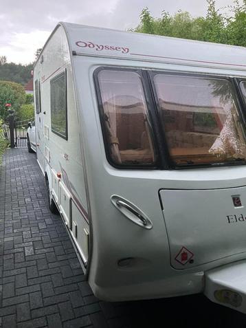 Elddis Odyssey 432, keurige caravan 2005 met mover beschikbaar voor biedingen