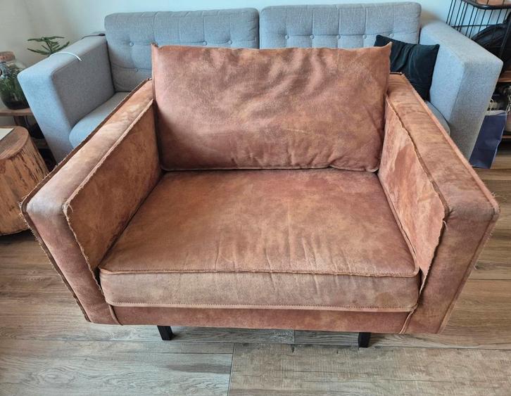 Fauteuil Be Pure - Basic Label Rodeo, Huis en Inrichting, Fauteuils, Zo goed als nieuw, Stof, 75 tot 100 cm, 75 tot 100 cm, Ophalen