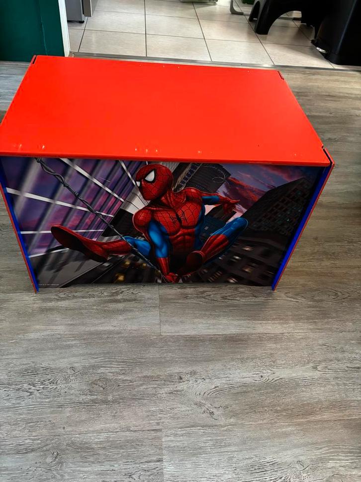 Spider-Man Speelgoedkist, Huis en Inrichting, Woonaccessoires | Kisten, Gebruikt, Minder dan 50 cm, Minder dan 50 cm, 50 tot 100 cm